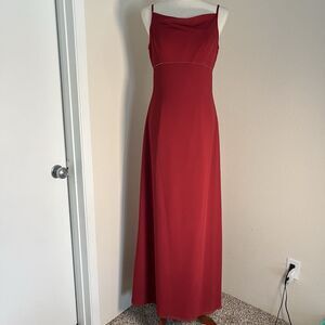Vintage Bridesmaid Dress Formal Long Evening Party Ball Prom Gown Wedding Bead